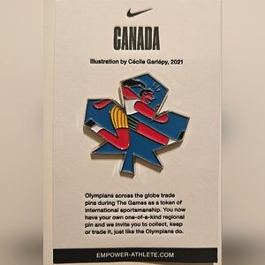 Nike Collector Olympics Pin Cécile Gariépy, 2021